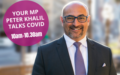 Local MP Peter Khalil talks Covid to Glenroy College families